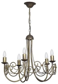 Luster na reťazi PALACE 5xE14/60W/230V