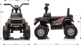 Elektrické autíčko Ford F-150 Raptor čierne