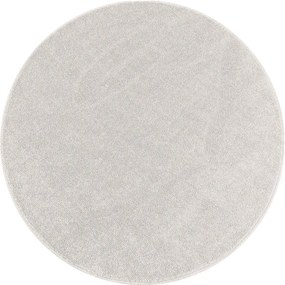 Sivokrémový okrúhly koberec ø 160 cm Ata – Ayyildiz Carpets