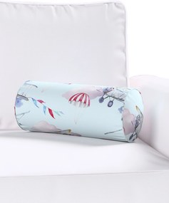 Jednoduchý valcový vankúš farba produktu modrá látka vzorované