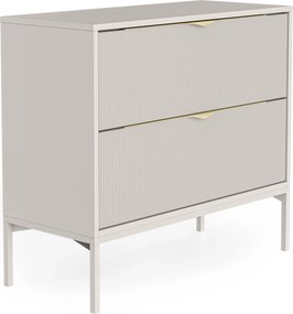 Skříňka pod umyvadlo Livia s deskou 84 cm kašmírová
