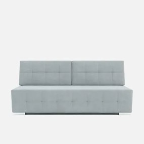 Prešívaná 3-miestna pohovka LILI svetlosivá