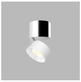 LED2 11508351 KLIP ON stropné bodové nastaviteľné sklopné svietidlo 11W/770lm 3000K chróm/biela