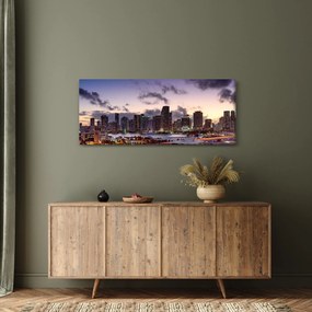 Obraz - mrakodrapy veľkomesta (120x50 cm)