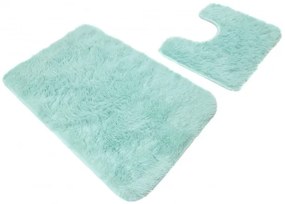 Sada kúpeľňových koberčekov SILK MR-104 2PC mätová