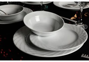 24-dielna jedálenská súprava biela/porcelán