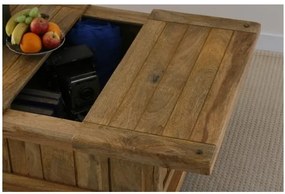 furniture-nabytek.cz - Veľký konferenčný stolík z mangového dreva 90x40x90