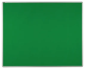 Textilná nástenka ekoTAB v hliníkovom ráme, 1500 x 1200 mm, zelená
