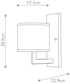 Hinkley HK-HAMPTON1-BB - Nástenné svietidlo HAMPTON 1xE27/60W/230V zlaté