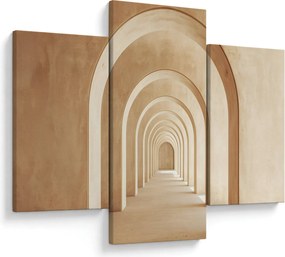 Obraz - Béžový priechod (90x60 cm)