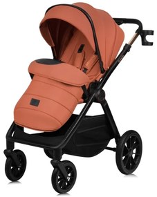 Lionelo - Kombinovaný kočík 3v1 LAYLA Hnedá/rezavá