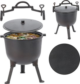 Liatinový lovecký hrniec 11 l 30,5 x 22 cm *3727