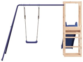 Vonkajšia súprava na hranie masívna borovica