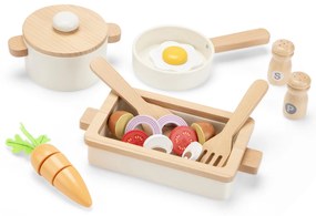 Drevená súprava riadu