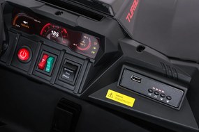 Ramiz Elektrická bugina TURBO 23 pre deti čierna