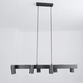 BRILAGI - LED RGBW Stmievateľný luster na lanku SELE 6xGU10/6,5W/230V čierny