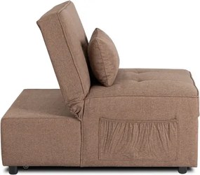 Kreslo EMILIO 80 cm, hnedé