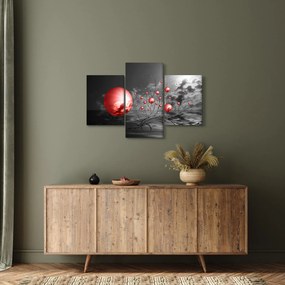 Obraz červených gulí (90x60 cm)