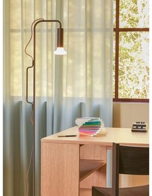 Hnedá stojacia lampa (výška 154 cm) Ido – Hübsch