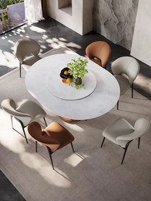 JEDÁLENSKÝ ROZKLADACÍ STÔL BERNABE MRAMOR 120 / 155 cm