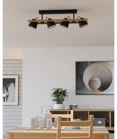 Eglo 900882 - LED RGBW Stmievateľný prisadený luster HORNWOOD-Z 4xLED/3,7W/230V