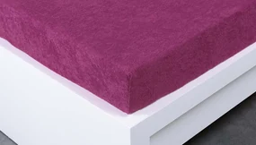Froté plachta 90 × 200 cm Exclusive – purpurová