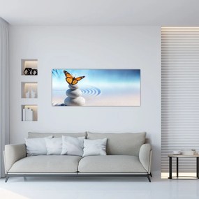 Obraz - Zenová záhrada (120x50 cm)