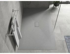 Mexen Hugo, SMC obdĺžniková sprchová vanička 150 x 100 cm, šedá, 42611015