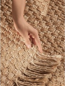 Obojstranný/ručne tkaný jutový koberec v prírodnej farbe 200x300 cm Fjord – Hanse Home