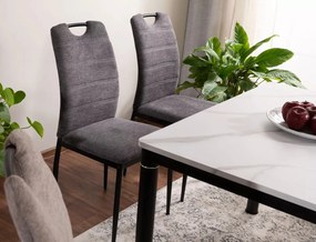 Jídelní židle Rip Brego šedá/černá