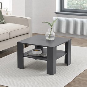 InternetovaZahrada Konferenčný stolík 60x60cm - tmavošedý