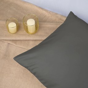 SATÉNOVÉ OBLIEČKY SATINLOVE CLASSIC 140X200 CM, 1KS 70X80 CM SIVÉ