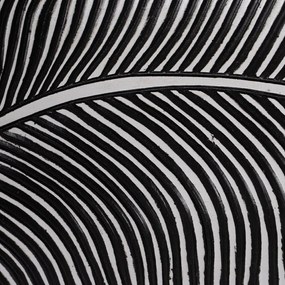 Dekoratívna tácka z polyresínu 16x37 cm B&amp;W – Ixia