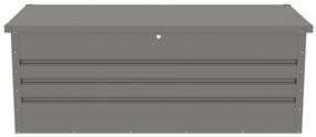 G21 Záhradný box Denver 560 L, metalický šedý plechový PE63900852
