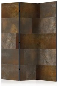 Paraván - Golden Cascade [Room Dividers] Veľkosť: 135x172, Verzia: Akustický