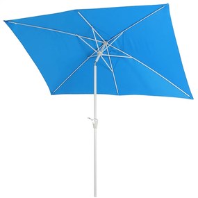 Slnečník N23 2x3m polyester/hliník - modrá