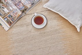 Diamond Carpets India, Ručne viazaný kusový koberec Duskwood DESP P110 Coffee Mix, 200x290, hnedá, obývacia izba