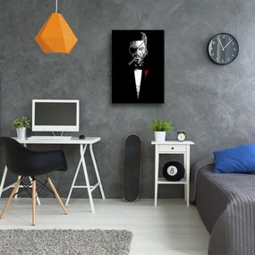 Gario Obraz na plátne Portrét muža s páskou cez oko - DDJVigo Rozmery: 40 x 60 cm