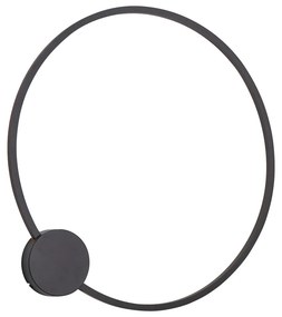 Dizajnová nástenná lampa čierna 67 cm vrátane LED 3-stupňovo stmievateľná - Anello