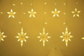 Vianočná svetelná LED reťaz Girlanda 275 cm teplá biela