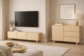 Stolík pod TV Arlo 150 cm - dub vicenza
