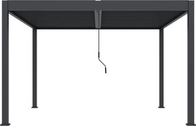 Bioklimatická pergola INTRO DUO 4x4m, hliník, voľne stojaca