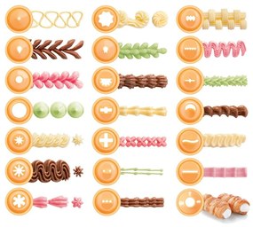 Tescoma DELÍCIA zdobiace trysky 21 ks