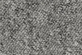 Timzo, Metrážny koberec Bingo 6828, na mieru, šíře 3m,4m,5m, šedá, filc, obývacia izba