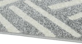 Oriental Weavers, Kusový koberec Portland 4601/RT4V, 67x120, šedá, chodba / predsieň