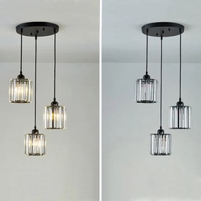 Toolight - závesné svietidlo Glamour, APP513-3CPR 3xE27, OSW-08552