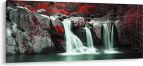 Obraz - Vodopády (120x50 cm)