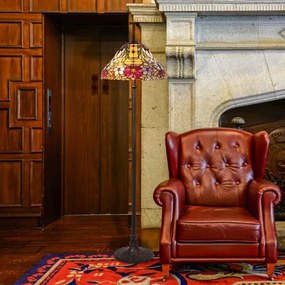 Stojaca lampa Tiffany Rabalux 8088 kolekcia Mirella Ø46*160