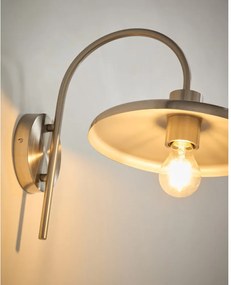 Nástenné svietidlo v striebornej farbe ø 27 cm Nuvira – Kave Home