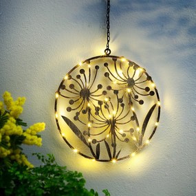 Weltbild LED závesná dekorácia Kvetinové siluety